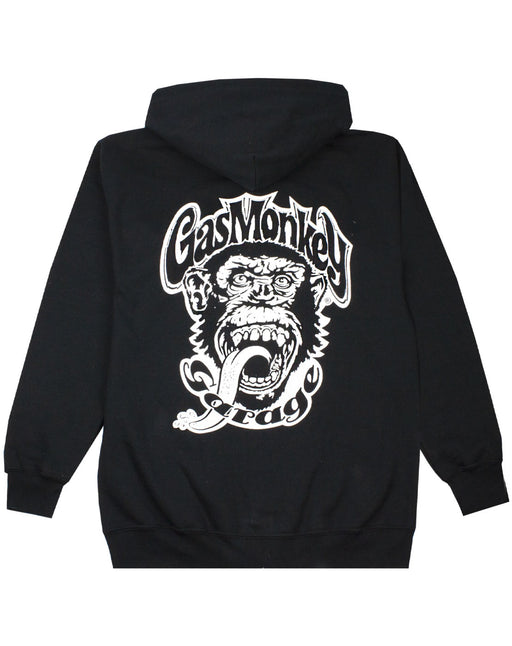 Gas Monkey Garage Official Black Zip Up Hoodie 
