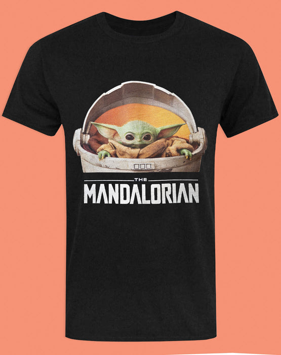 The Mandalorian Baby Yoda Men's T-Shirt - Black