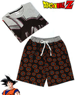 Pyjama Dragon Ball Z Goku Homme - Option Court Ou Long - Ensemble Licence Officielle
