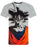  The Goku tee for men features character Goku in a striking bold print contrasted against the grey tee. The long and short pyjama bottoms feature an all over print of the warrior’s symbols including the fan favourite character Goku’s family symbol contrasted against black and grey shorts or long leg pyjama bottoms!