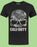 Call Of Duty (COD) Camo Skull Print Mens Short Sleeve Black T-Shirt