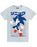 - Our Sonic t-shirt is the perfect way for any gamer to relax and play their favourite video game. The top is a great idea as a birthday present or for any special occasion and are suitable for men and adults from size S to XXL.