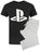 PlayStation Logo Men's Gaming Pyjama T-Shirt & Lounge Pant Set