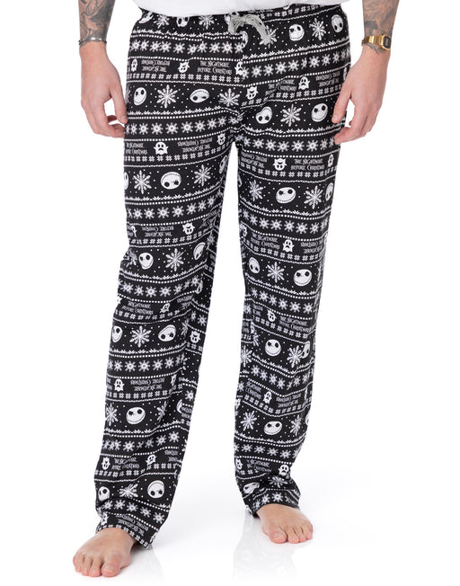 Nightmare Before Christmas Disney Jack Skellington Men's Loungepants Pyjama Bottoms