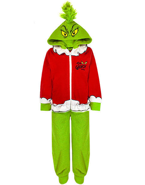 Union Suit Women's Plus Size Grinch Pajamas Union Suit The