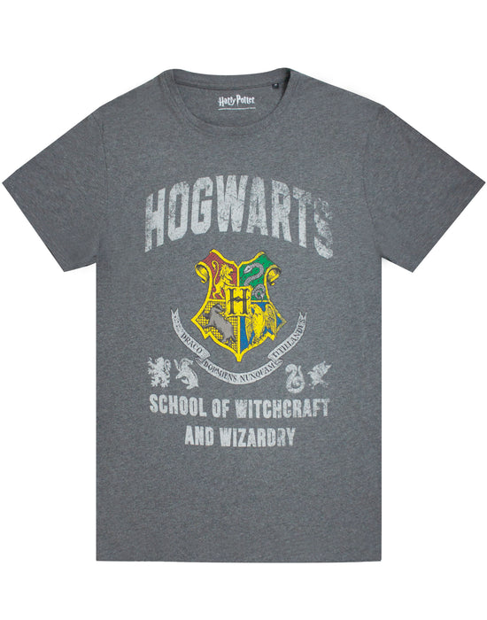 Maglietta Ufficiale Harry Potter Varsity Crest - Cotone, Licenza Warner Bros - Foto 6