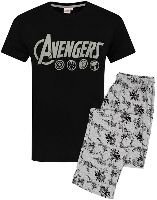The Avengers Men's Pyjamas - Marvel Lounge Pants & T-Shirt Set
