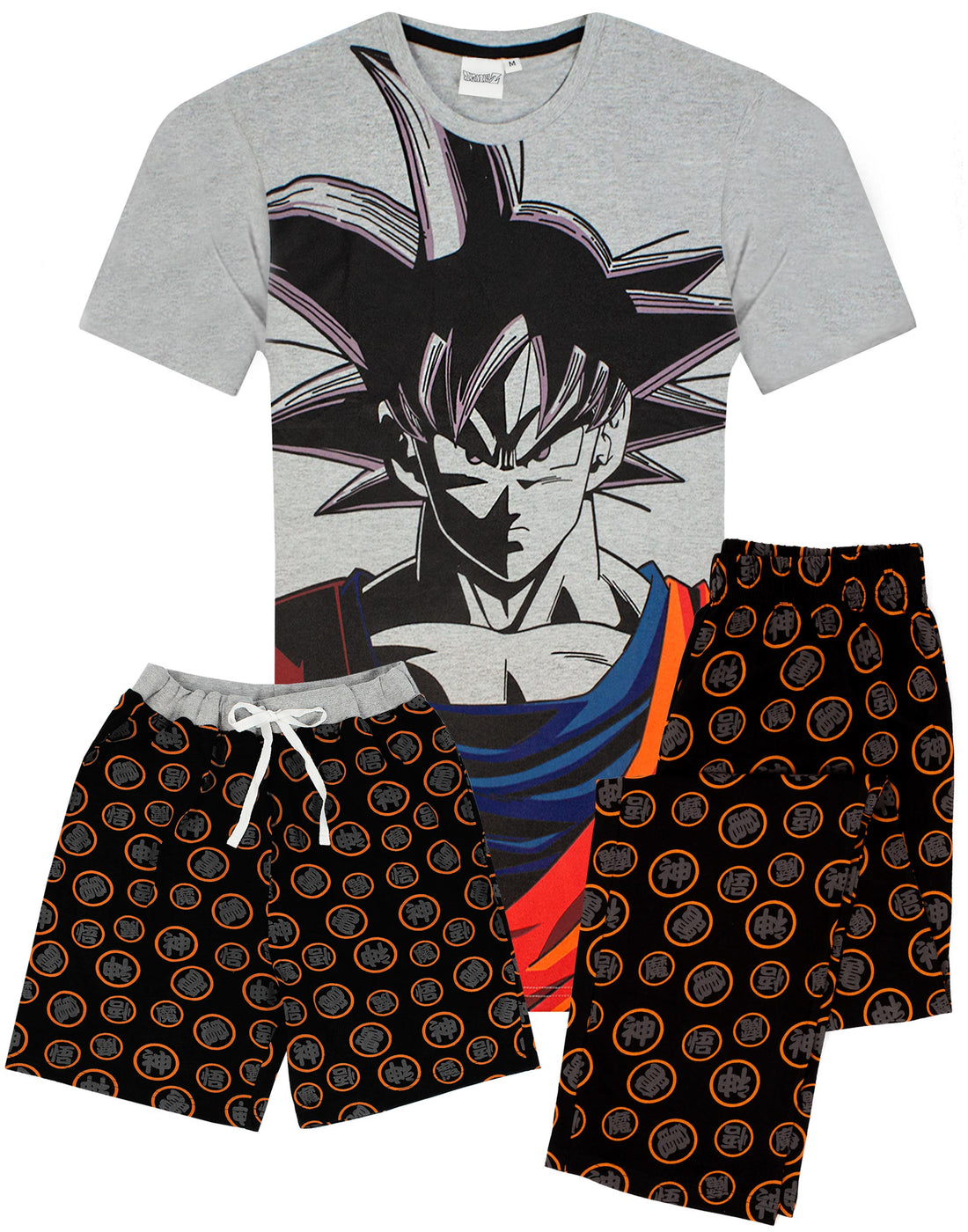 Pyjama Dragon Ball Z Garçon - Imprimé Goku - Officiel - Coton Doux - Pour Fans D'anime - Taille Enfant à Ado