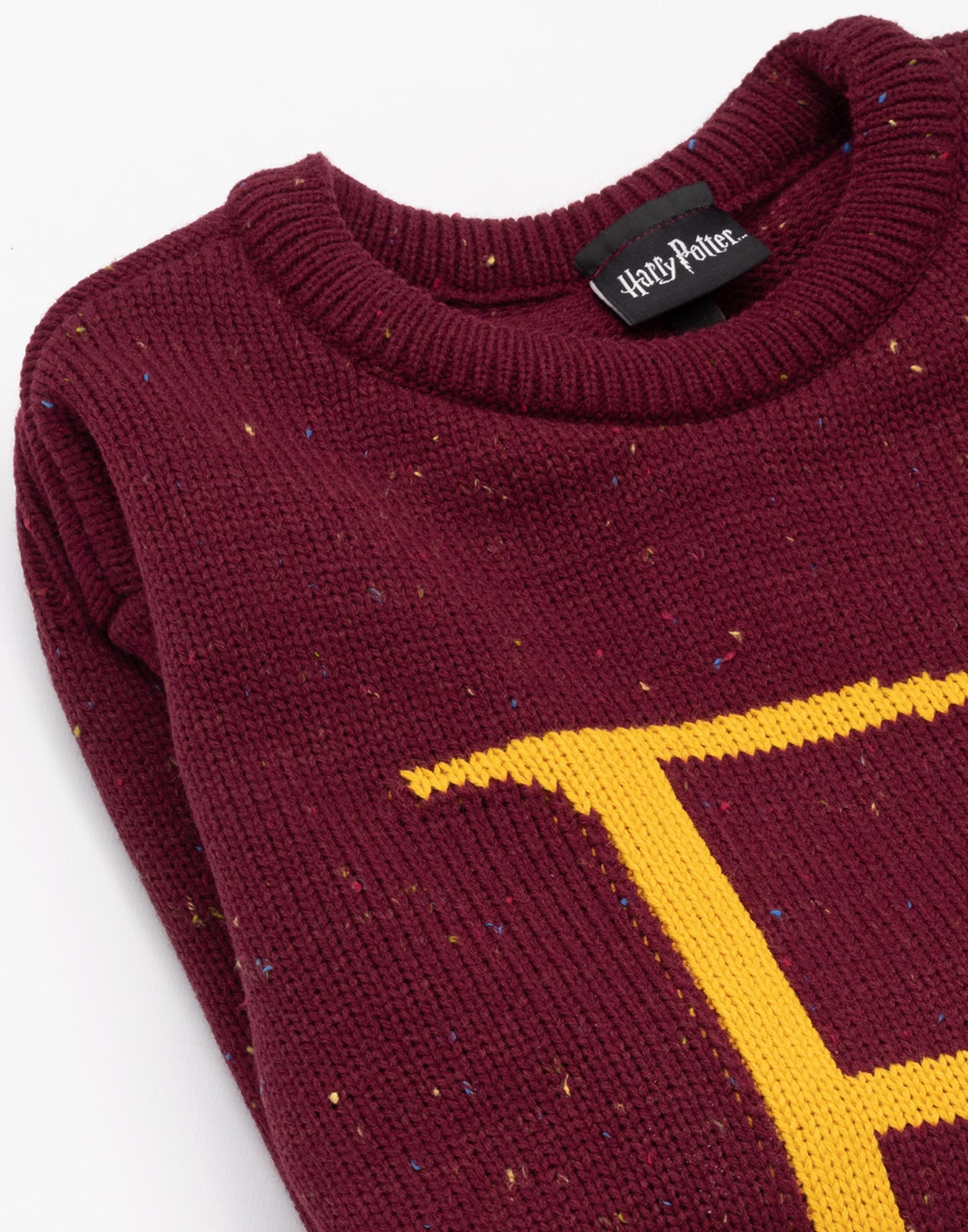 Harry Potter Ron Weasley R Letter Knitted Christmas Jumper — Vanilla ...