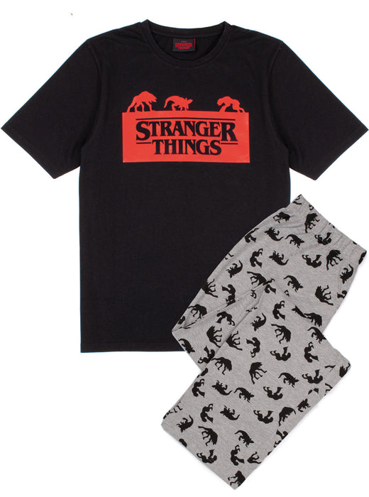Stranger Things Pyjamas Mens Short OR Long Leg Options PJs Large