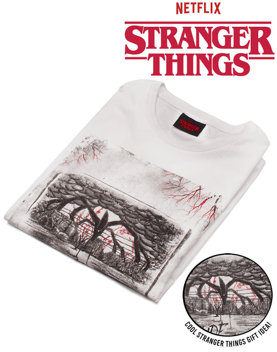 AWESOME MENS STRANGER THINGS THE UPSIDE DOWN T-SHIRT – Our cool Stranger Things t-shirt for men is the best way to show your love for the popular Netflix Original series, The Stranger Things!