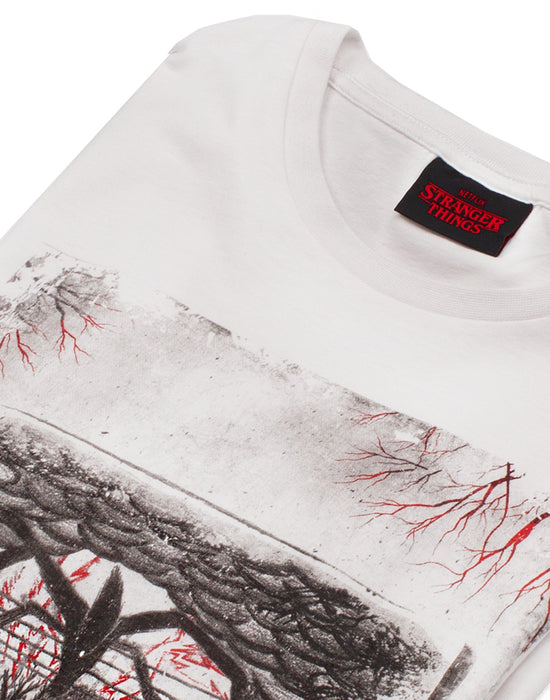 OFFICIALLY LICENSED STRANGER THINGS MERCHANDISE – This Stranger Things tee for him is 100% official Stranger Things merchandise, to get the most out of this product please wash dark colour separately, wash inside out, reshape whilst damp, iron on reverse and do not iron motif.