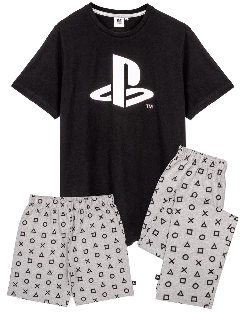  Our PlayStation pyjamas for adults is available with two options of long or short bottoms. The pjs are perfect for gamers who love playing their favourite video games on the popular gaming console.