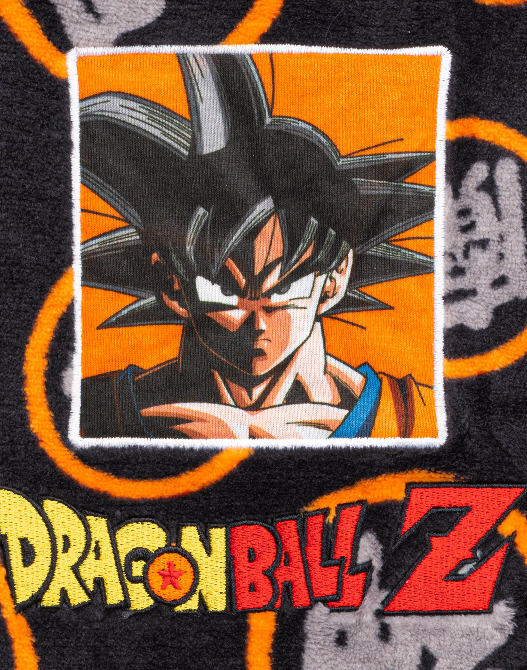 Dragon Ball Z Dressing Gown For Mens Anime Series Bathrobe — Vanilla