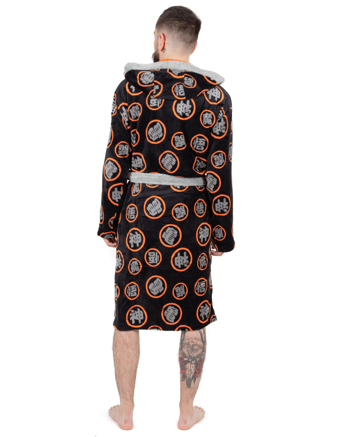 Dragon Ball Z Dressing Gown For Mens Anime Series Bathrobe — Vanilla