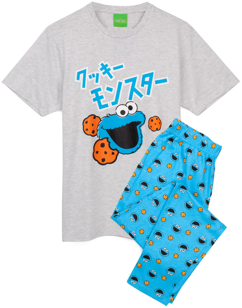 Sesame Street Cookie Monster Men's Pyjama Set