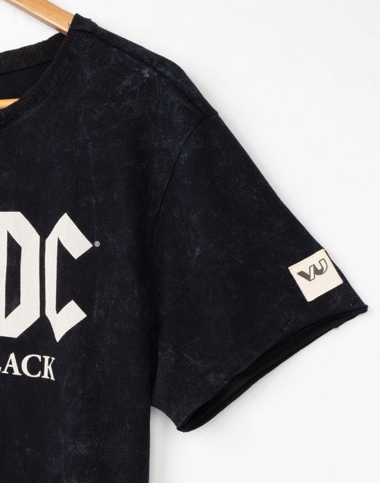 AC/DC Back In Black Unisex Adult T-Shirt - Black