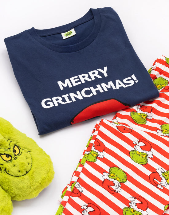 The Grinch Mens Christmas Pyjamas - Blue