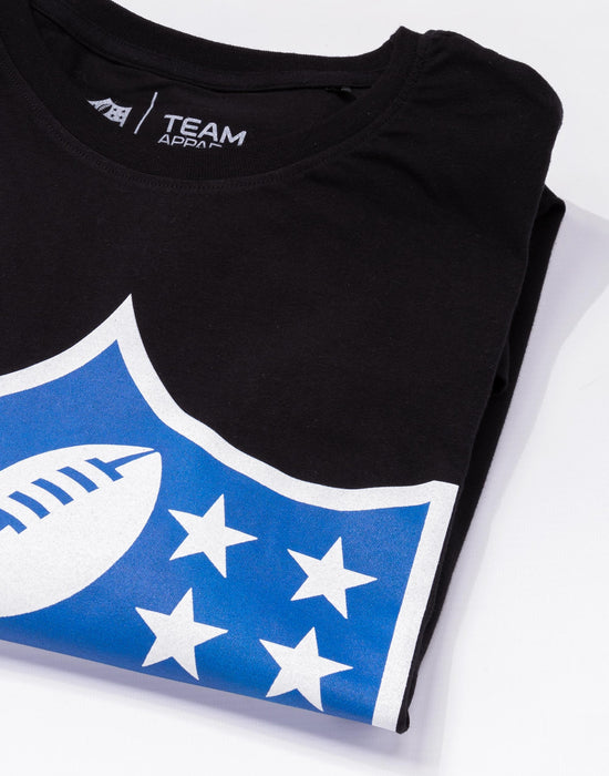 NFL Shield Logo T-Shirt For Men - Black
