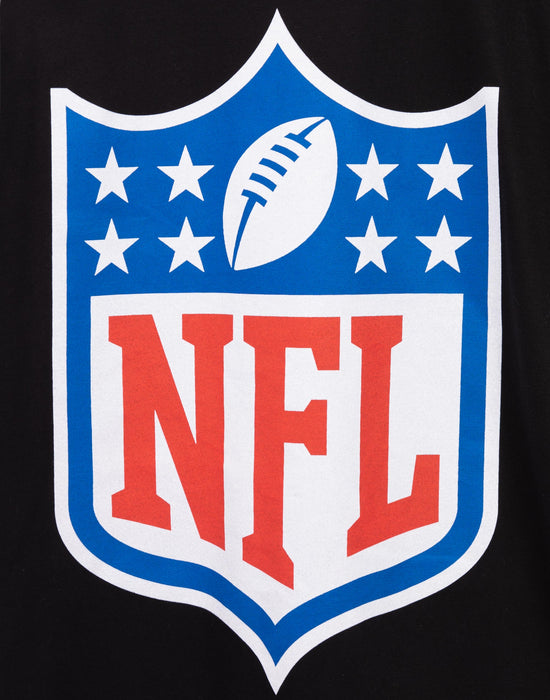 NFL Shield Logo T-Shirt For Men - Black