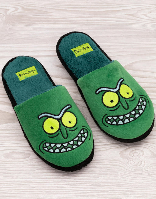 Rick And Morty Pickle Rick Mens Slippers