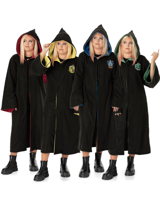 Harry Potter Adults Replica Gryffindor, Slytherin, Hufflepuff, Ravenclaw Robe