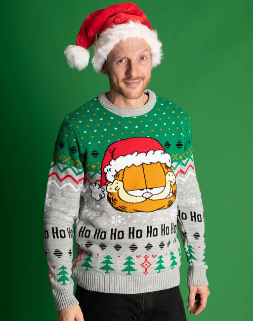 Garfield Adults Knitted Christmas Jumper