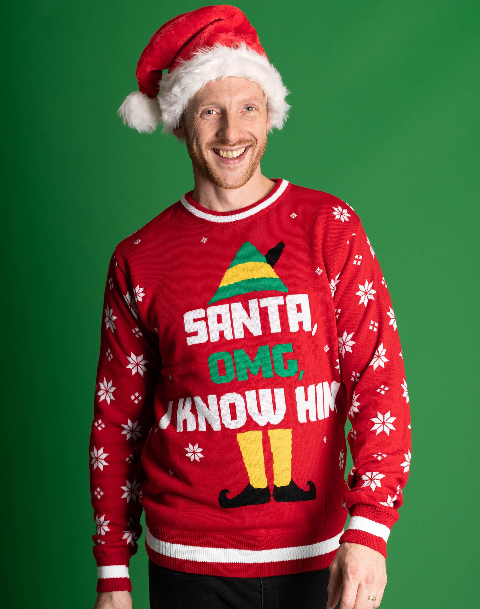 Elf Movie Adults Knitted Christmas Jumper — Vanilla Underground