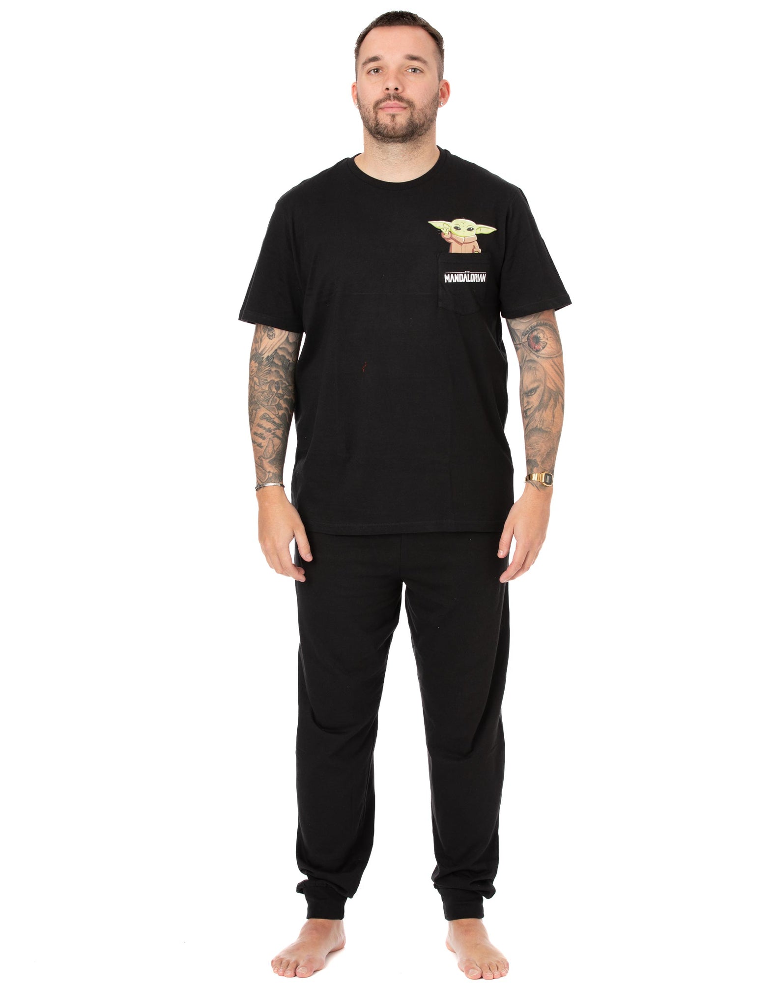 The Mandalorian Grogu 'Baby Yoda' Mens Pyjamas — Vanilla Underground