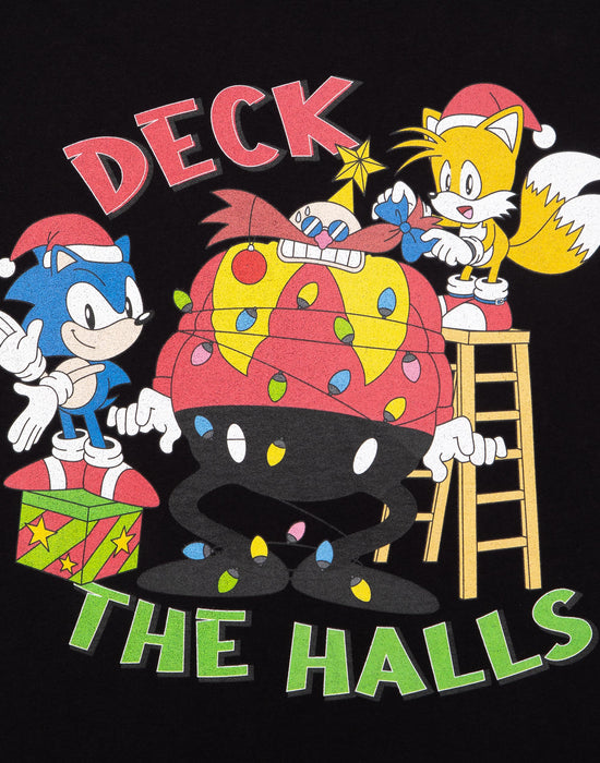 Sonic The Hedgehog Mens Christmas T-Shirt