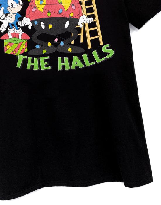Sonic The Hedgehog Mens Christmas T-Shirt
