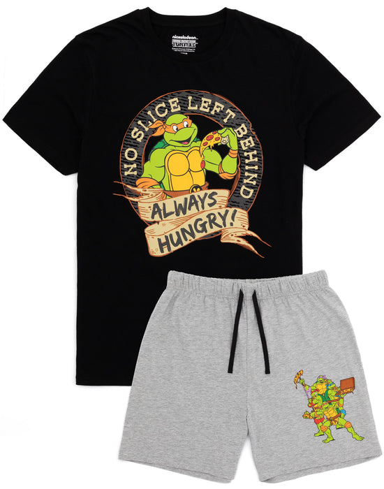 Teenage Mutant Ninja Turtles Mens Michelangelo T-Shirt And Shorts Pyjamas