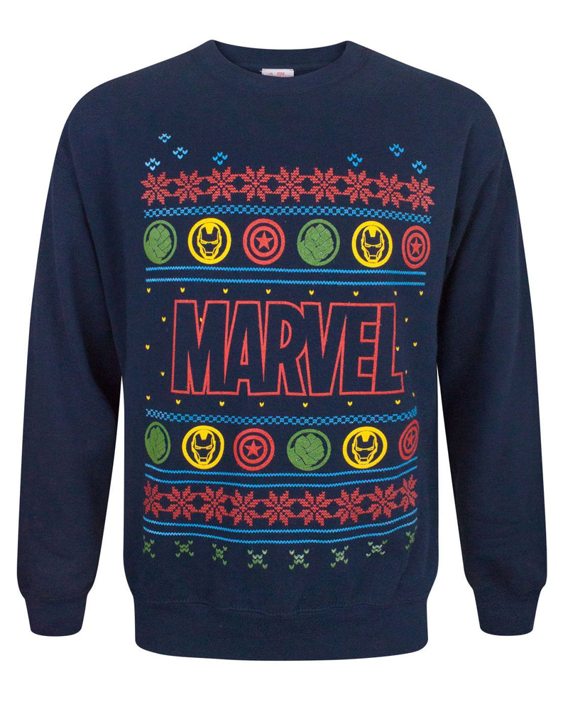 Marvel Logo Christmas Sweatshirt