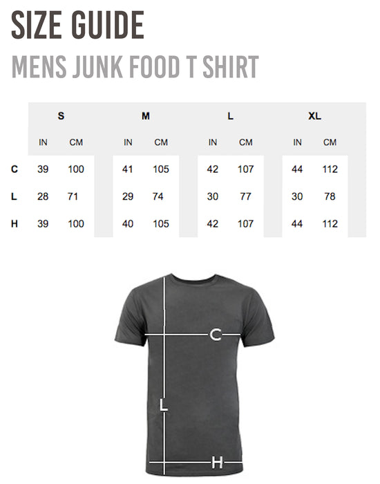 Junk Food Star Trek Live Long and Prosper Men's T-Shirt
