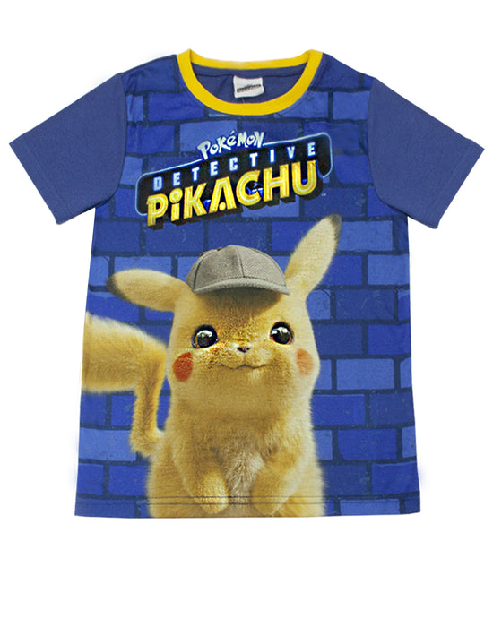 Pokemon Detective Pikachu Boy's Cotton Short Pyjamas Set Nightwear