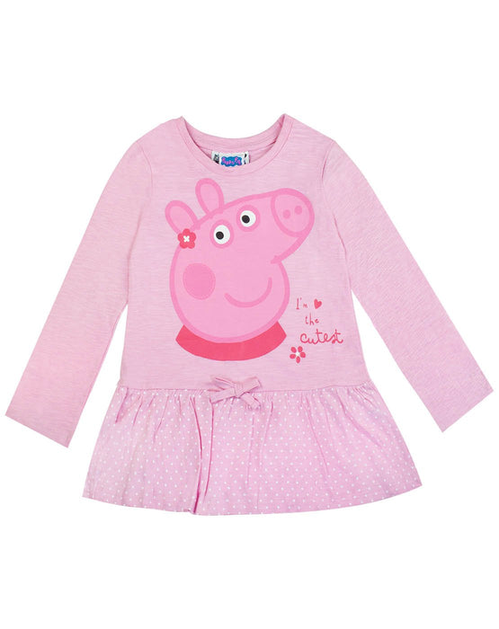 Peppa Pig The Cutest Girl's Pink Pyjamas Sleepwear 1 to 6 Years