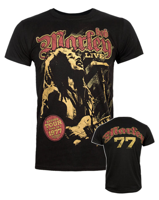 Bob Marley Exodus Tour Men's T-Shirt — Vanilla Underground