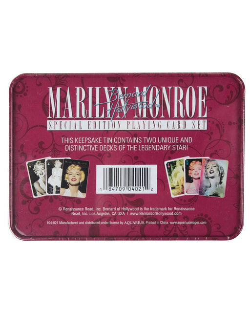 Marilyn Monroe Playing Card Tin