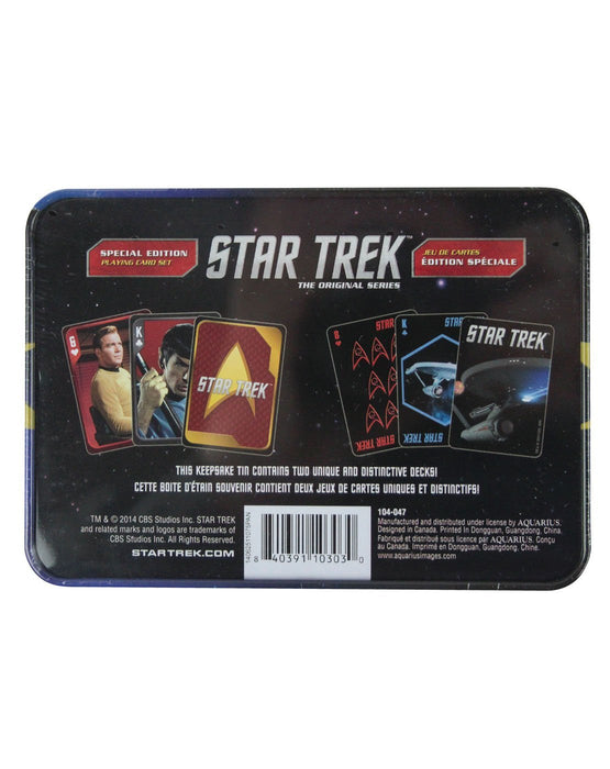 Star Trek Playing Card Tin