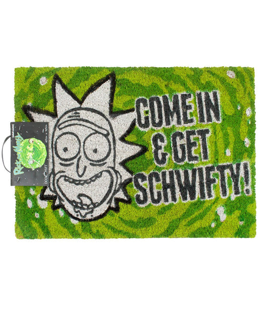 Rick And Morty Come In And Get Schwifty Door Mat