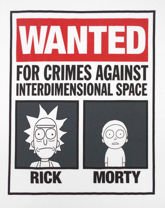 Rick And Morty Wanted Men's T-Shirt