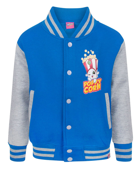 Shopkins Poppy Corn Girl's Varsity Jacket