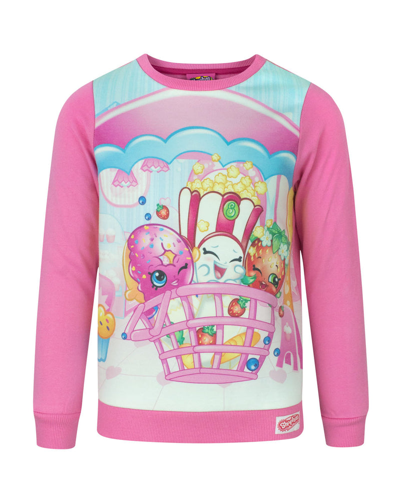 Shopkins Sublimation Girl's Sweatshirt - Pink