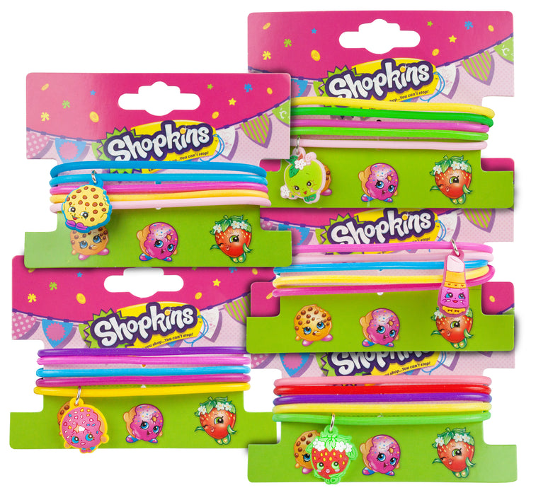 Shopkins Girls Jelly Bracelet Bundle Gift set