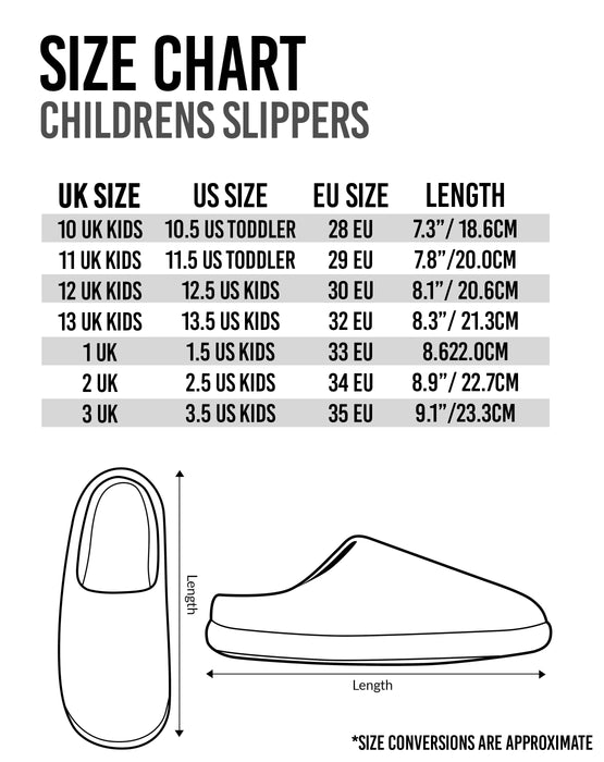 Joe's Toes Shoe size conversion chart and slipper sizing guide – Joe's Toes  US