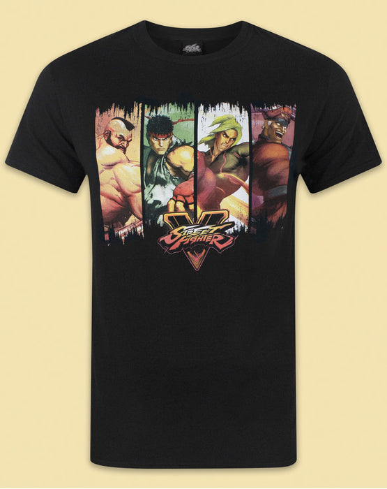 Street Fighter Character Panels Men's T-Shirt