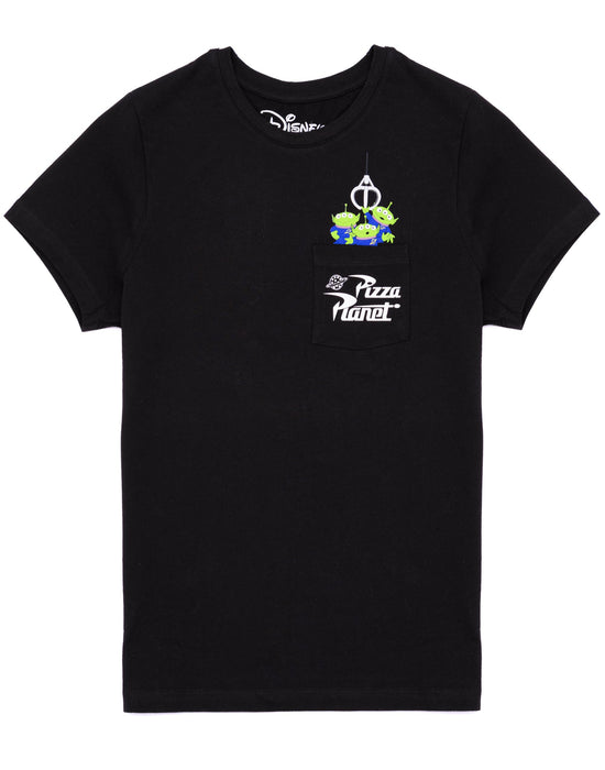 Toy Story Alien The Claw Pizza Planet Womens Boyfriend Fit T-Shirt