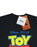 Disney Pixar Toy Story Distressed Logo Men's Black T-Shirt