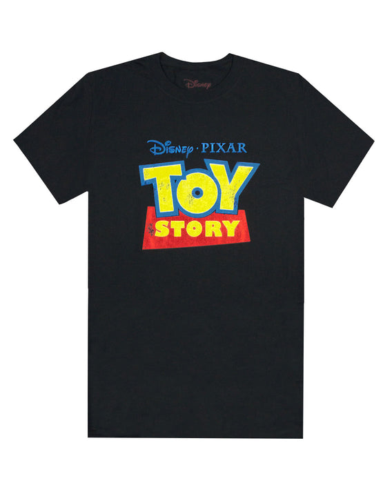 Disney Pixar Toy Story Distressed Logo Women's Boyfriend Fit T-Shirt