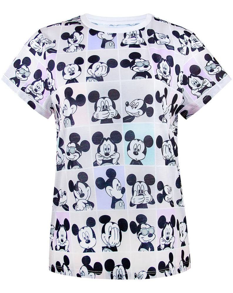 Disney Mickey Mouse Photobooth All Over Print Women's T-shirt